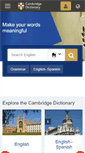Mobile Screenshot of dictionary.cambridge.org