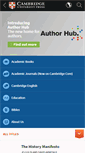 Mobile Screenshot of cambridge.org