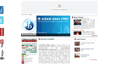 Desktop Screenshot of cambridge.edu.jo